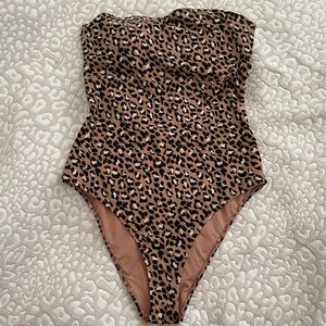 Aerie leopard one piece